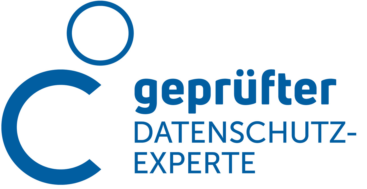Logo geprüfter datenschutzexperte